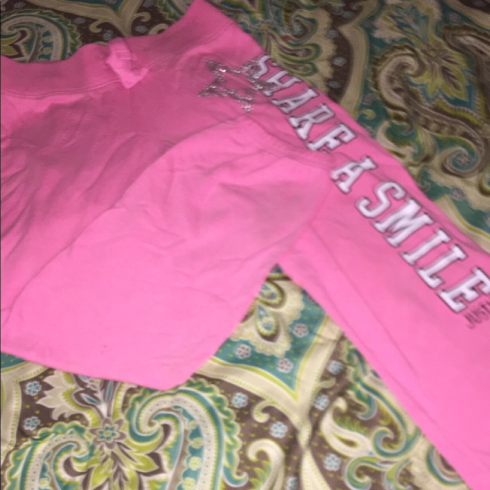 pink joggers